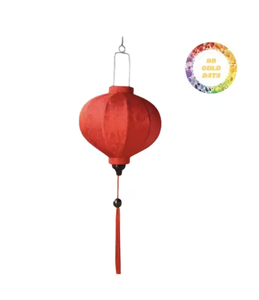 Traditional Silk <b>Lantern</b> Vietnam Handcrafted Fabric <b>Lantern</b> Light Shade For Indoor Outdoor Decoration Home Festival Use - Product Image 5