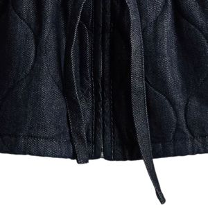 Veste en jean personnalisée pour femme, manteau décontracté à manches longues avec boutons sur le devant, idéal pour la vente au détail et en gros - Product Image 6