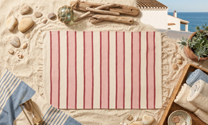 Cotton Handloom Stripe Rug / <b>Runner</b> washable & reversable - Product Image 4