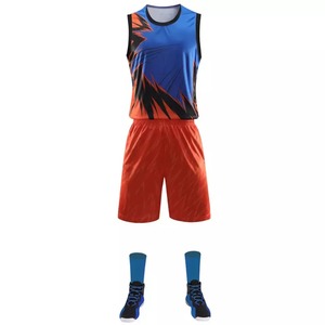 Custom Made 100% <b>Polyester</b> Men's Basketball Uniform Sets Quick Dry Breathable High Quality Custom Design Logo Best Price Adults - Product Image 3