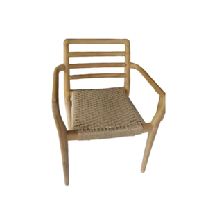 Commercial Furniture <b>Rattan</b> <b>Dining</b> <b>Chairs</b> Modern Minimalist Design Hotel Patio Furniture Wooden <b>Chairs</b> Affordable Price - Product Image 1
