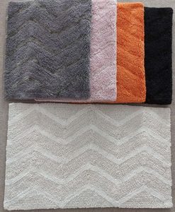 Alfombrillas de Baño de Algodón 100% Más Vendidas, Alfombras de Piso Absorbentes y Suaves para la Decoración Moderna del Baño del Hogar - Product Image 2