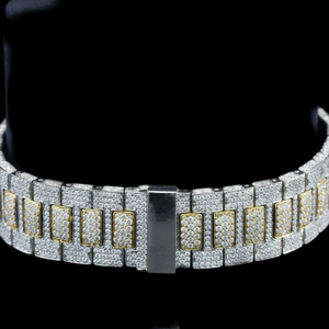 Montre unisexe tendance à boîtier carré, cadran entièrement serti de diamants Moissanite, mouvement à quartz, style Hip Hop, très bien cotée - Product Image 2