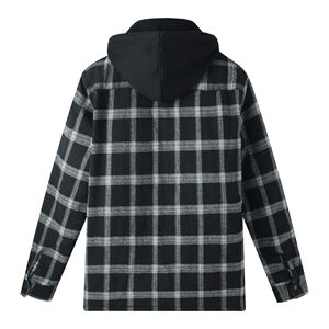 Sweat à capuche zippé à col montant pour homme en polaire épais, streetwear d'hiver, personnalisable avec impression et logo, pour fabricants de vêtements - Product Image 6