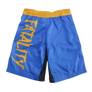 กางเกงชกมวย MMA สีน้ำเงินสำหรับผู้ชาย พิมพ์ลายได้ตามต้องการ UFC ชุดศิลปะการต่อสู้แบบยูนิเซ็กซ์ ผ้าสเตรช แห้งเร็ว ระบายอากาศได้ดี เหมาะสำหรับฝึกซ้อมและต่อสู้ - Product Image 2