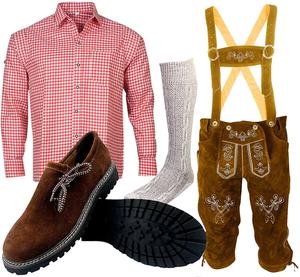 Trechten-conjunto completo de ropa alemana, bordado personalizado de alta calidad, cuero Real - Product Image 1