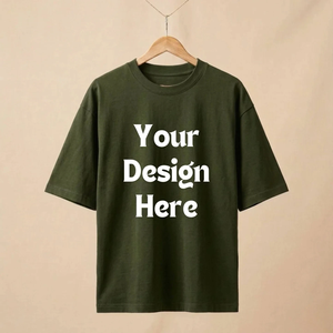ผู้ผลิตเสื้อยืดผ้าฝ้ายธรรมดา ทรงโอเวอร์ไซส์ ทรงบ็อกซี่ฟิต ล้างสีแบบแอซิดวอช ปักลายปะแบบกำหนดเอง ขั้นต่ำ 10 ตัว ผู้จัดจำหน่าย - Product Image 2