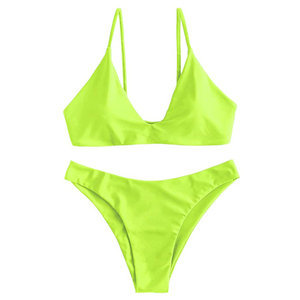 Custom Logo New Arrival Women's High Quality 2 Piece Print <b>Bikini</b> Set Quick Dry Breathable Eco-Friendly Swimwear - Product Image 3