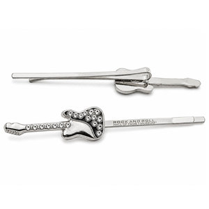 Pinza para el pelo de metal esmaltado personalizada con nombre y logotipo, recuerdo de boda, pinza con logotipo de marca personalizado, venta al por mayor de artículos promocionales - Product Image 2