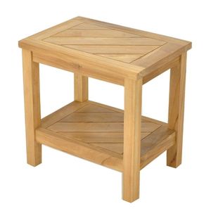Banc de douche en teck, fabriqué en Indonésie, meubles en bois massif CFI880 - Product Image 1