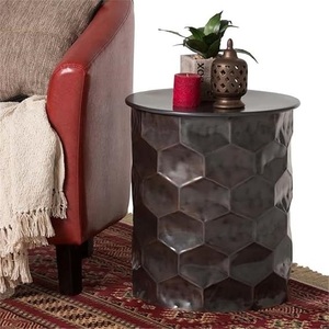 Table basse de salon de style industriel moderne - Construction en fer durable, design écologique, garantie d'un an - Product Image 3
