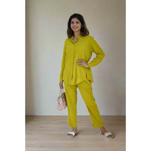 Ensemble coordonné vert néon pour femme, taille S, soldes, marque - Product Image 3