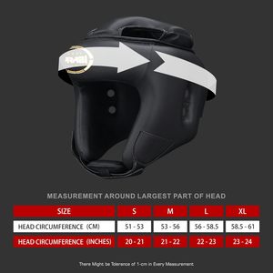 Protector de Cabeza de Boxeo Farabi, Transpirable, de Cuero PU, Casco Protector de Media Cara, Correa Ajustable, para Entrenamiento de MMA, Kickboxing, Taekwondo, Talla XL - Product Image 6