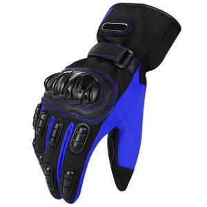 Guantes de Motocross de Cuero con Diseño de Castillo Invernal, Cómodos, con Correa de Muñeca Ajustable y Cierre de Hebilla, Unisex, para Exteriores, Venta al Por Mayor - Product Image 4