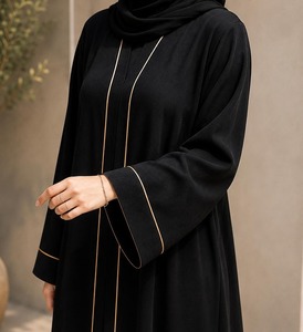 Most Selling Fashionable Abaya Modest Islamic <b>Long</b> <b>Dress</b> With <b>Long</b> Sleeves Loose Fit Design <b>For</b> Muslim Women Daily <b>For</b> Sale - Product Image 1