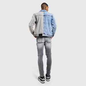 Men's <b>Denim</b> <b>Jacket</b> Autumn and Winter Wash Cotton Fashion Pile Thickened Turndown Collar Men - Product Image 4