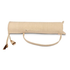 Bolsa de mano ecológica de lona de algodón para yoga con logotipo personalizado estampado generoso espacio para accesorio de esterilla de yoga y portaherramientas de soporte - Product Image 5