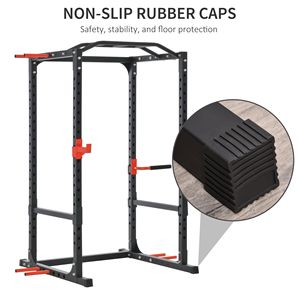 Torre Multifunzione Regolabile per Allenamento Domestico: Stazione Dip, Barra Trazioni, Rack Squat, Attrezzatura per Allenamento Forza Parte Superiore del Corpo, Panche e Rack - Product Image 4