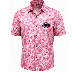 Chemise de bureau décontractée pour homme de qualité supérieure, imprimée, avec matière respirante et coupe élégante régulière pour un style professionnel - Product Image 1