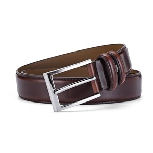 Ceinture pour homme RELEVO INDUSTRIES en cuir de vache véritable avec boucle à ardillon - Écologique, légère, respirante, largeur 3,5 cm pour un usage quotidien - Product Image 3