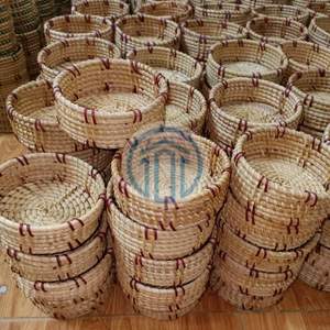 Nouvel Arrivage Plateau Rond Profond en Rotin Fait Main Durable Finition Naturelle Pour Hôtels et Décoration Intérieure Vente en Gros Fournisseur Écologique - Product Image 6