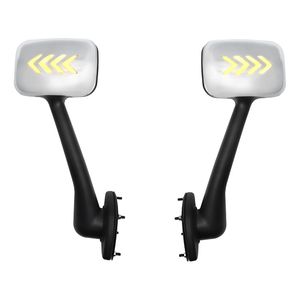2 Pezzi Luci LED Cromate Aggiornate per Specchietti Retrovisori con Indicatore di Direzione, Compatibili con Freightliner Cascadia 2008-2016, Sinistra/Lato Guida e Destra/Lato Passeggero - Product Image 1