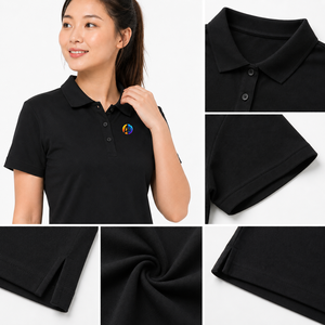 women <b>polo</b> shirt made with soft breathable fabric for daily wear offering a clean fit easy comfort and modern casual style all - Product Image 5