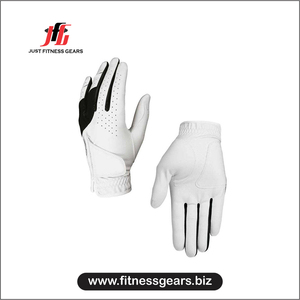 Gants de golf en peau de mouton unisexes toutes saisons JUST FITNESS GEARS Premium avec fermeture auto-agrippante, poignées antidérapantes et extensibles - Product Image 1