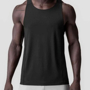 Camiseta sin mangas para hombre, ajustada, transpirable, para entrenamiento, chaleco deportivo, servicio OEM ODM disponible hoy - Product Image 6