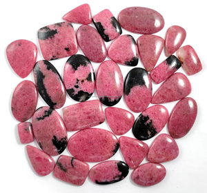Wholesale Mix Shape Natural Rhodonite Gemstone High Quality Handmade Fashion Jewelry for Christmas Gift Made in India - Product Image 1
