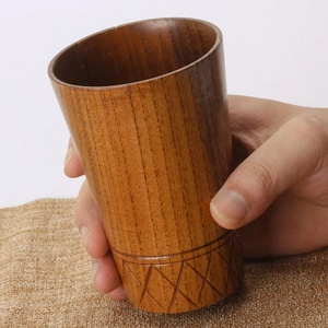 Handcrafted Wooden Mug – Luxury <b>Drinkware</b> for Coffee, Juice & Beer Serving in Bars & Restaurants - Product Image 4