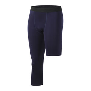 Leggings de Compresión Transpirables de Alta Calidad OEM para Hombre, con Cintura Elástica y Logotipo Personalizado - Product Image 1