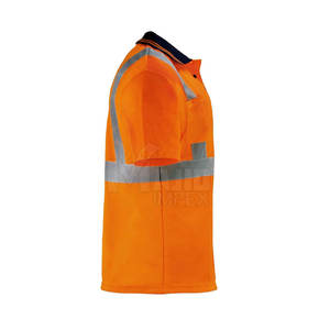 Chemises polo de travail pour hommes, confortables, respirantes, à manches courtes, uniformes pour la construction et l'usine, chemises polo de travail industrielles - Product Image 2