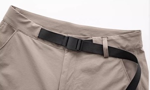 <b>Men's</b> Tactical Convertible Outdoor Softshell Pants Breathable Windproof Waterproof 100% <b>Nylon</b> PU Coated Belt Utility Pockets - Product Image 3