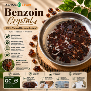 AROMA ATSIRI INDONESIA Résine de Benjoin Cristalline 100% Pure Naturelle Qualité Supérieure Résine de Styrax Benjoin Arôme Sucré - Product Image 4