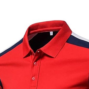 เสื้อเชิ้ตผู้ชายลำลองผ้าเจอร์ซีย์ปักโลโก้ด้านหน้าแบบสั่งทำ OEM น้ำหนัก 210 กรัม ติดกระดุม ผ้าฝ้าย ระบายอากาศได้ดี ไซส์ใหญ่ แขนสั้น - Product Image 5