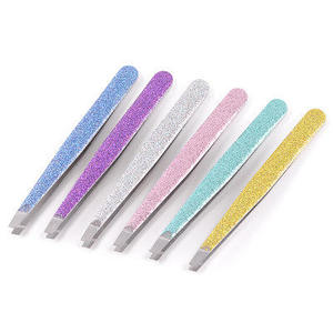 Pince à épiler courbée pour extensions de cils volume, marque privée, pour faux cils - Product Image 1