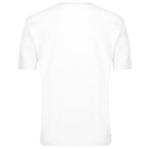 เสื้อยืดคอกลมสีขาวทรงปกติสำหรับผู้ชาย ผลิตจากผ้าเจอร์ซีย์ฝ้ายเนื้อนุ่ม แขนสั้น สวมใส่สบายในชีวิตประจำวัน - Product Image 2