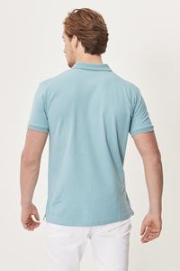 Camiseta Polo para Hombre, Corte Clásico, 100% Algodón, con Logotipo Bordado e Impreso Personalizado - Product Image 3