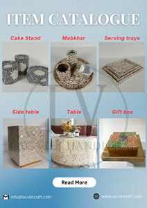 Best Selling High Quality Eco Friendly Mother of Pearl Inlay Vase with New Style Various Shapes From Vietnam - Product Image 6