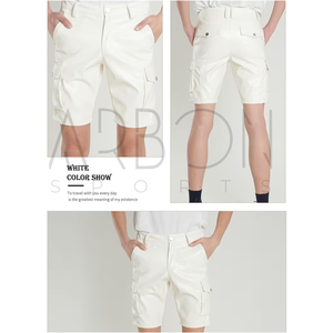 Shorts en cuir pour hommes, tendance et de qualité supérieure, blancs et élégants, service OEM/ODM, excellent fournisseur pour les prix de gros - Nouvelle collection 2026 - Product Image 4