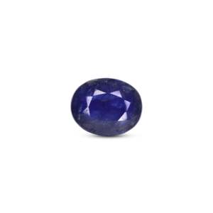Loose 8.5 Carat Blue Sapphire Gemstone-Heart & Emerald Cut-11mm Diameter-For Fine Jewelry - Product Image 1