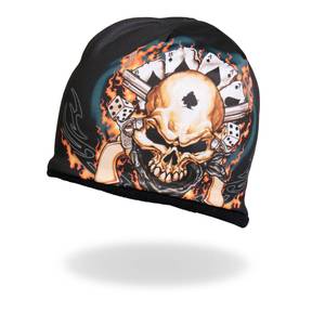 Gorros de Ciclismo Ligeros Personalizados al por Mayor, Gorro de Otoño con Diseño de Calavera, Gorra de Ciclismo con Logotipo Impreso - Product Image 2