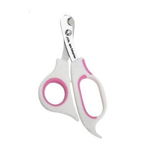 Professional Cat Nail Clipper Pink Stainless Steel Pet Nail Trimmer with Safety Guard Ergonomic Non Slip Handle for Safe - Product Image 1