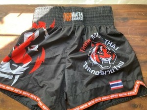 กางเกงชกมวย Flyingkick Enterprises สำหรับผู้หญิง ผู้ชาย เด็ก กางเกงฝึกซ้อมคิกบ็อกซิ่งแบบแห้ง อุปกรณ์ศิลปะการต่อสู้ MMA - Product Image 3