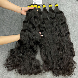 ดีลเด็ด!!! ขายส่งแบบจำนวนมากผมแท้สีผมต่อผมจากเวียดนามแบบดิบเส้นผมเรมี่คุณภาพดีเส้นผมธรรมชาติเป็นลอนคลื่น - Product Image 3