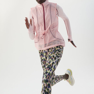 Chaqueta Deportiva Ligera y Transpirable para Mujer, Corte Ajustado, con Cierre de Cremallera, para Actividades al Aire Libre, con Orificios para los Pulgares, Cierre de Resorte - Product Image 2