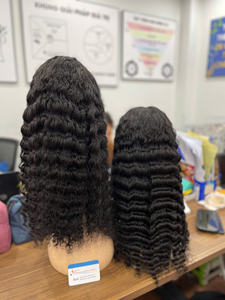 Articles populaires : Lots de cheveux naturels, perruque Deep Wave en cheveux humains vietnamiens, dentelle HD transparente, prête à être expédiée - Product Image 2