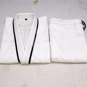 ชุดยิวยิตสูบราซิลสำหรับผู้ชาย น้ำหนักเบา สำหรับการแข่งขัน คิโมโนผ้าฝ้ายทนทาน ชุดฝึกศิลปะการต่อสู้ - Product Image 5