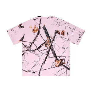 Camiseta de Manga Corta para Hombre, 100% Algodón, Estampado Personalizado OEM, Estilo Casual, Camuflaje, Corte Cuadrado - Product Image 5